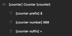 Counters
