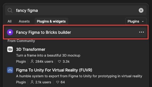 Fancy figma tu bricks plugin