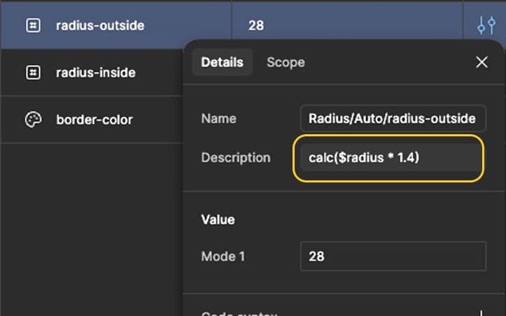 Figma variable operations