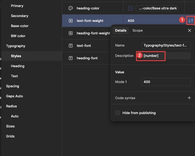export number figma to bricks